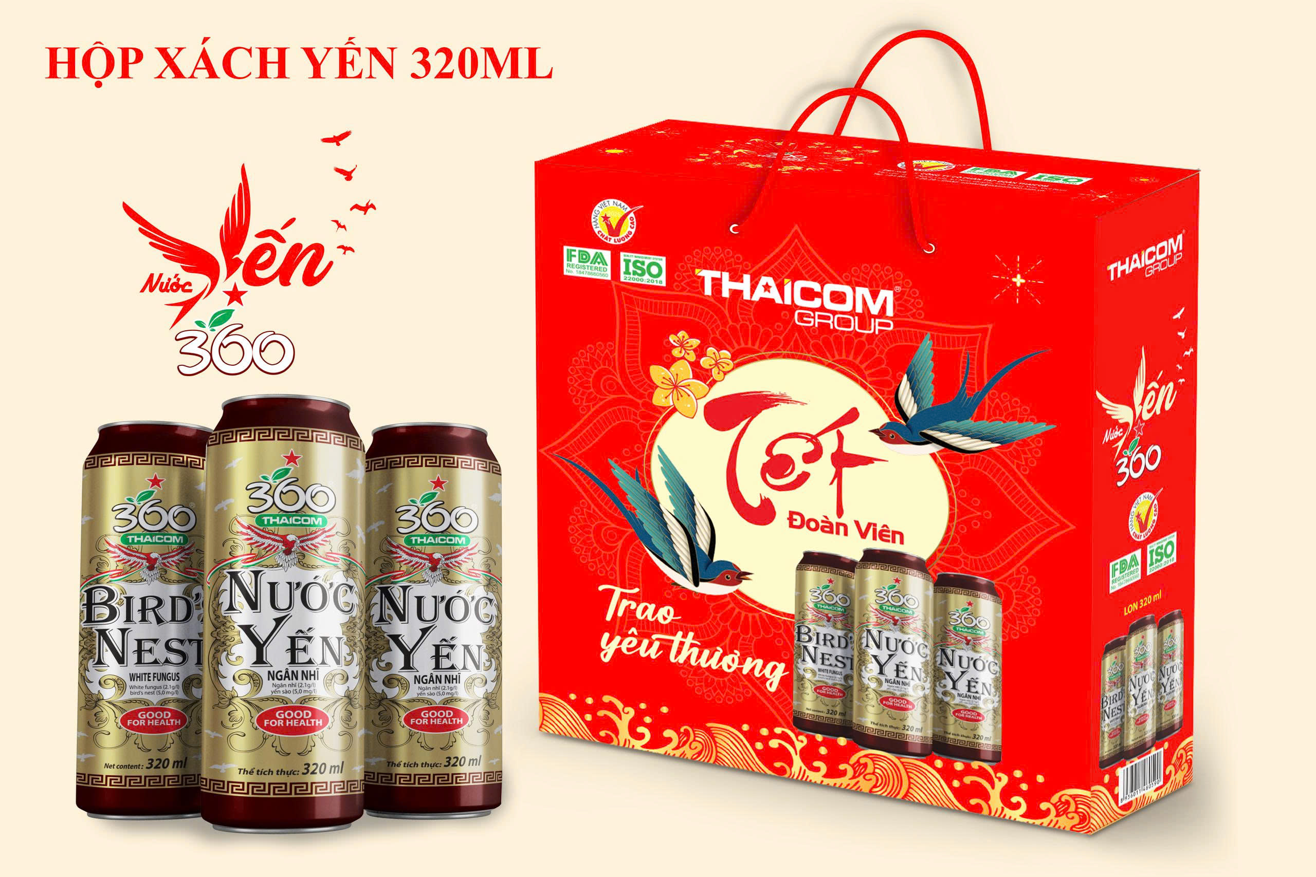 Hộp Quà Yến Thaicom 360 – Món Quà Sức Khỏe Sang Trọng Cho Mọi Dịp Tặng